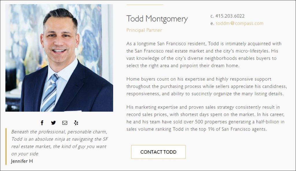 Real Estate Bio for New Agents - roomvu Academy