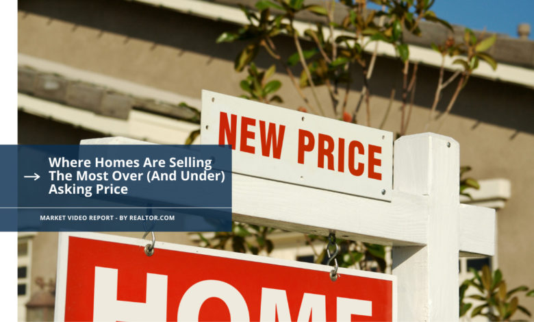 Where Homes Are Selling The Most Over (And Under) Asking Price