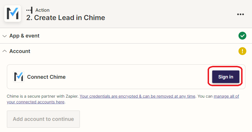 Integrating Roomvu and Chime CRM with Zapier